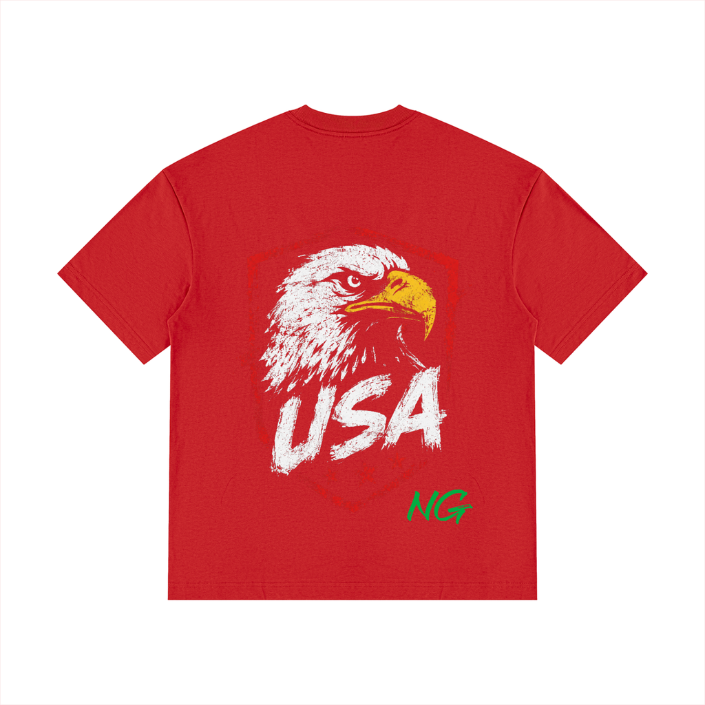 Unisex Drop Shoulder Cotton T-Shirt