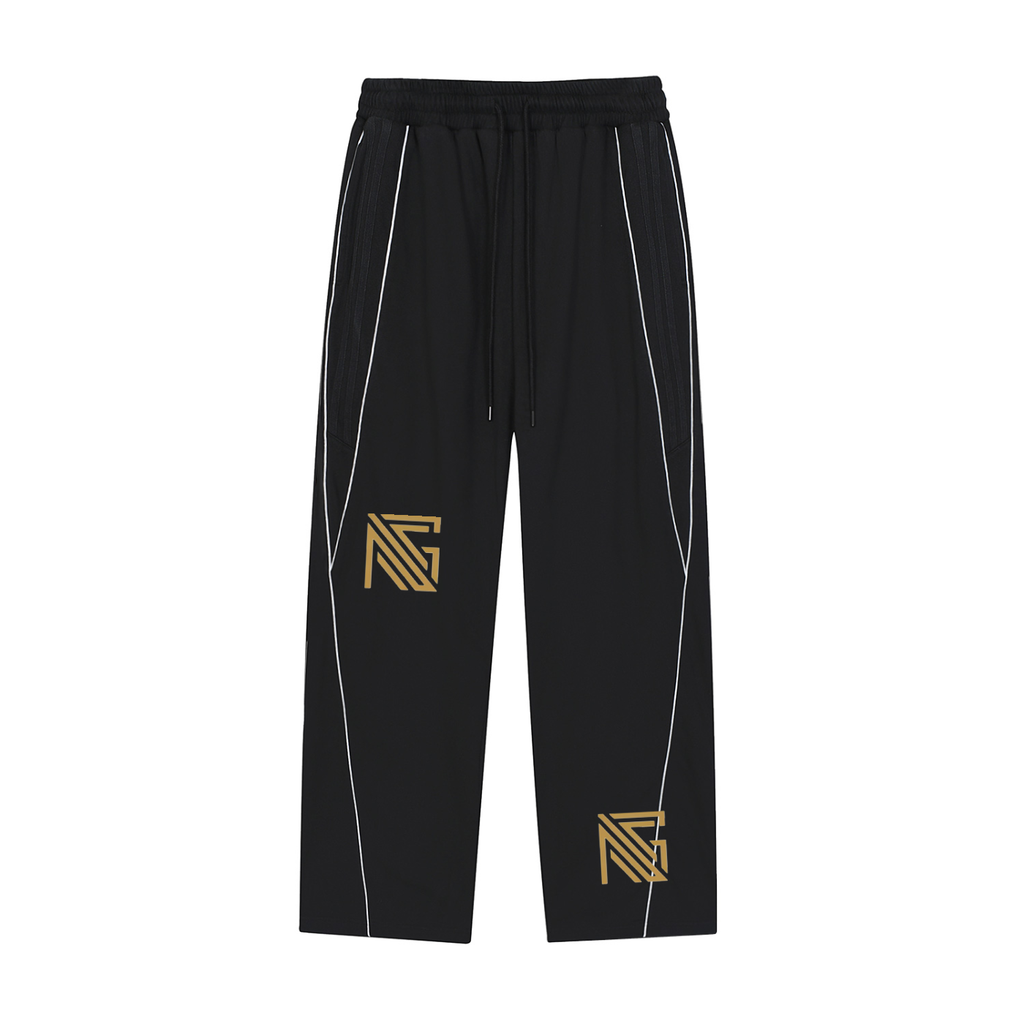 Reflection Striped Straight-Leg Sweatpants