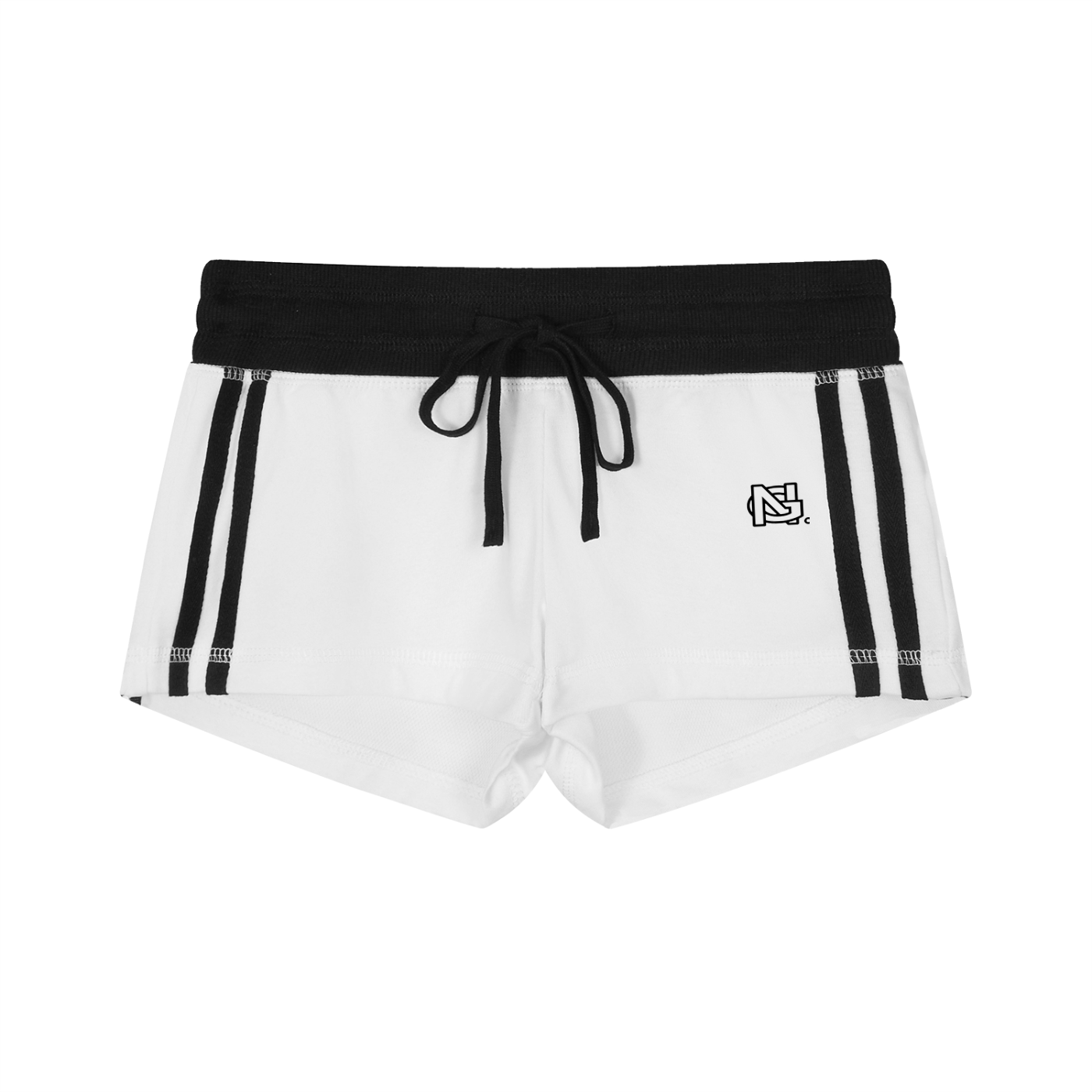 Women's Contrast Stripe Track Shorts