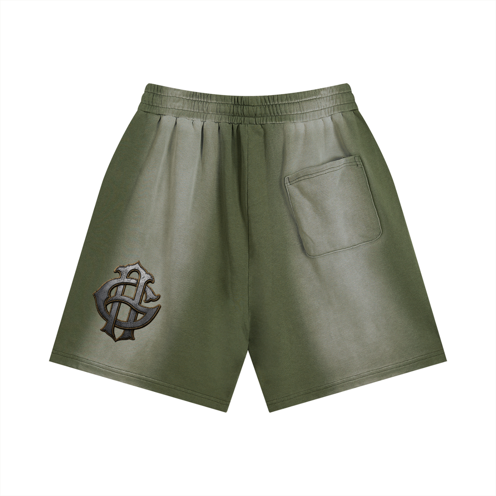 Sun Fade Distressed Shorts