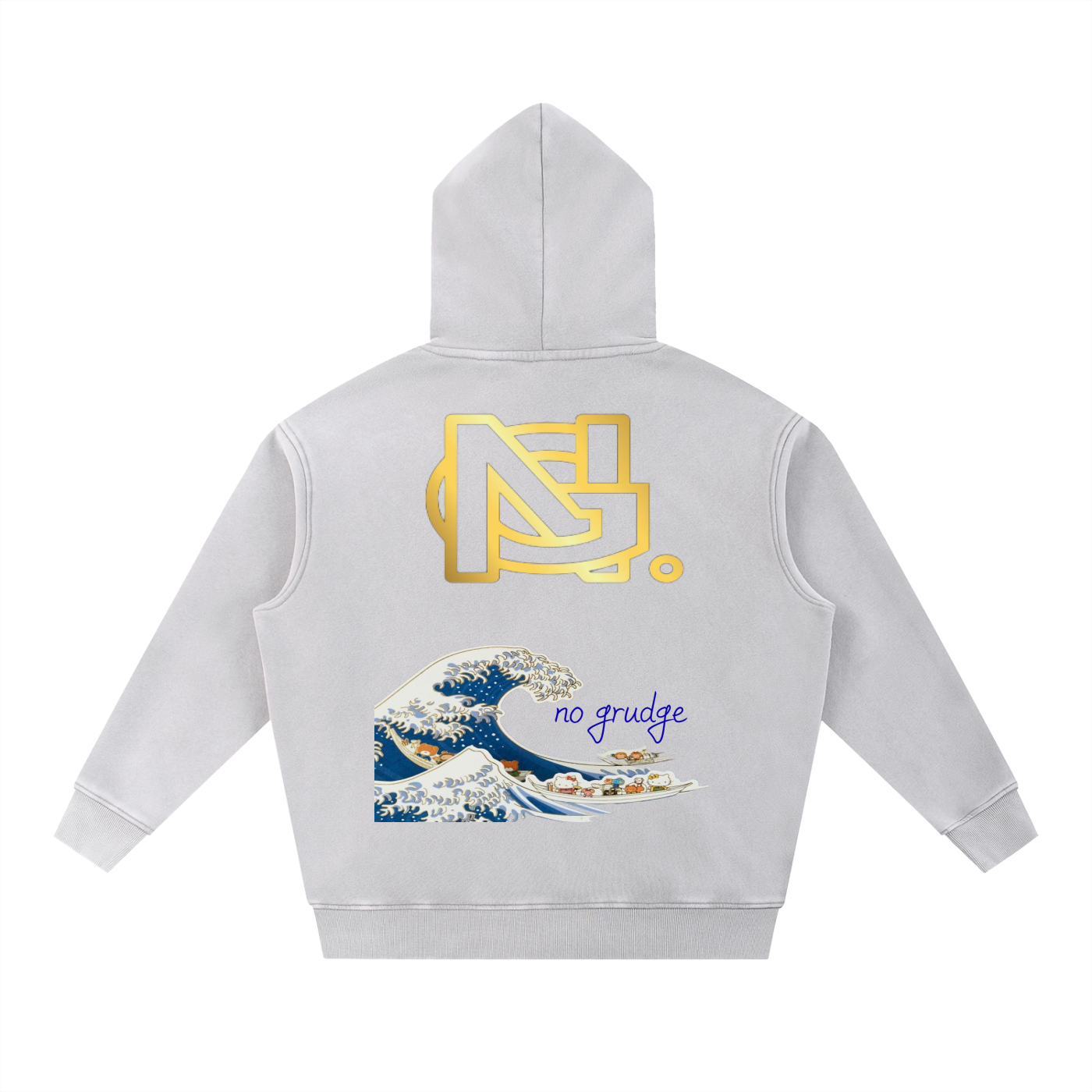 Snow Wash Fleece Oversize Hoodie