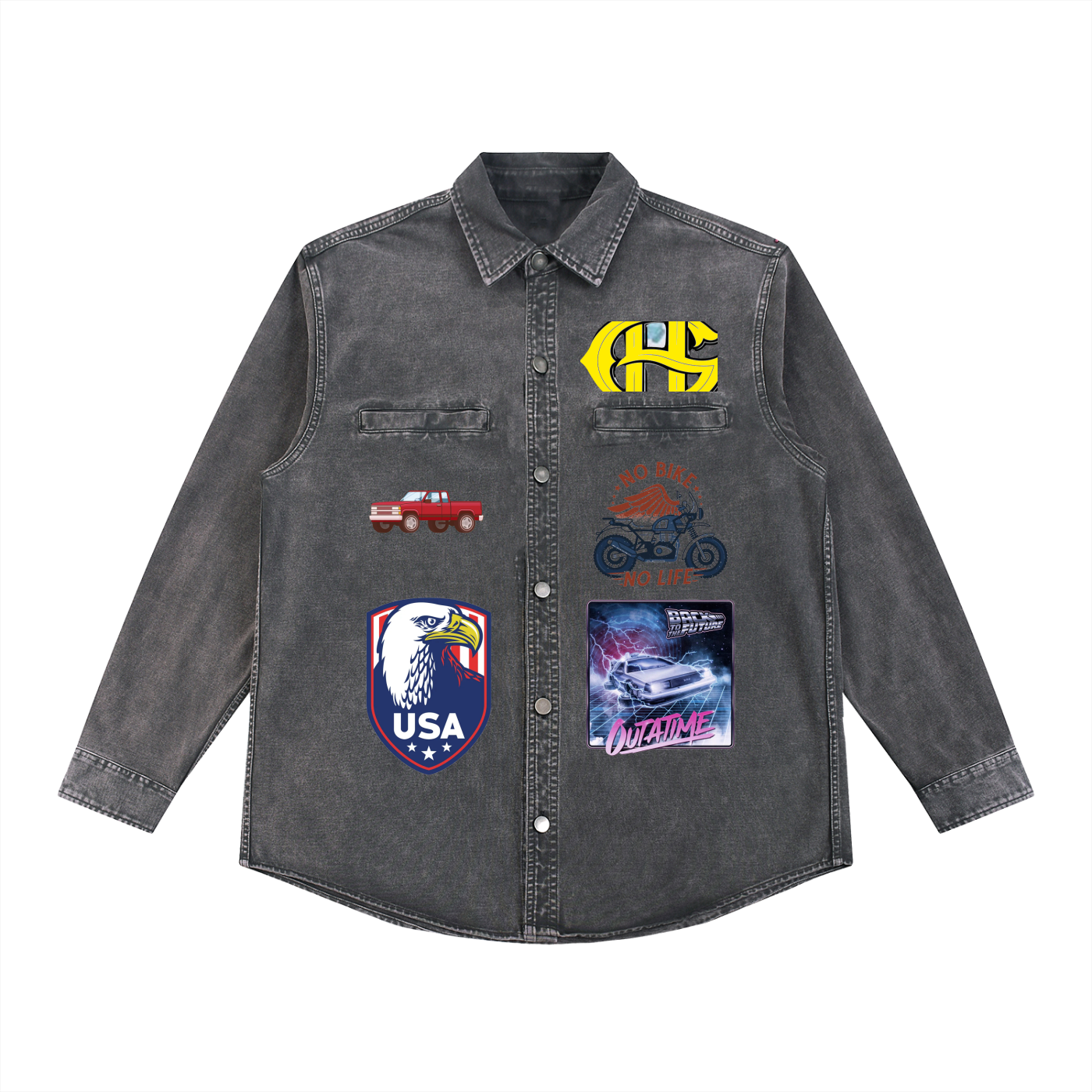 Denim Vintage Washed Heavyweight Jacket