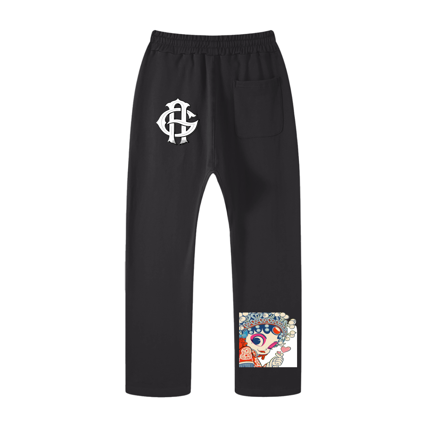 Unisex Casual Straight Leg Pants