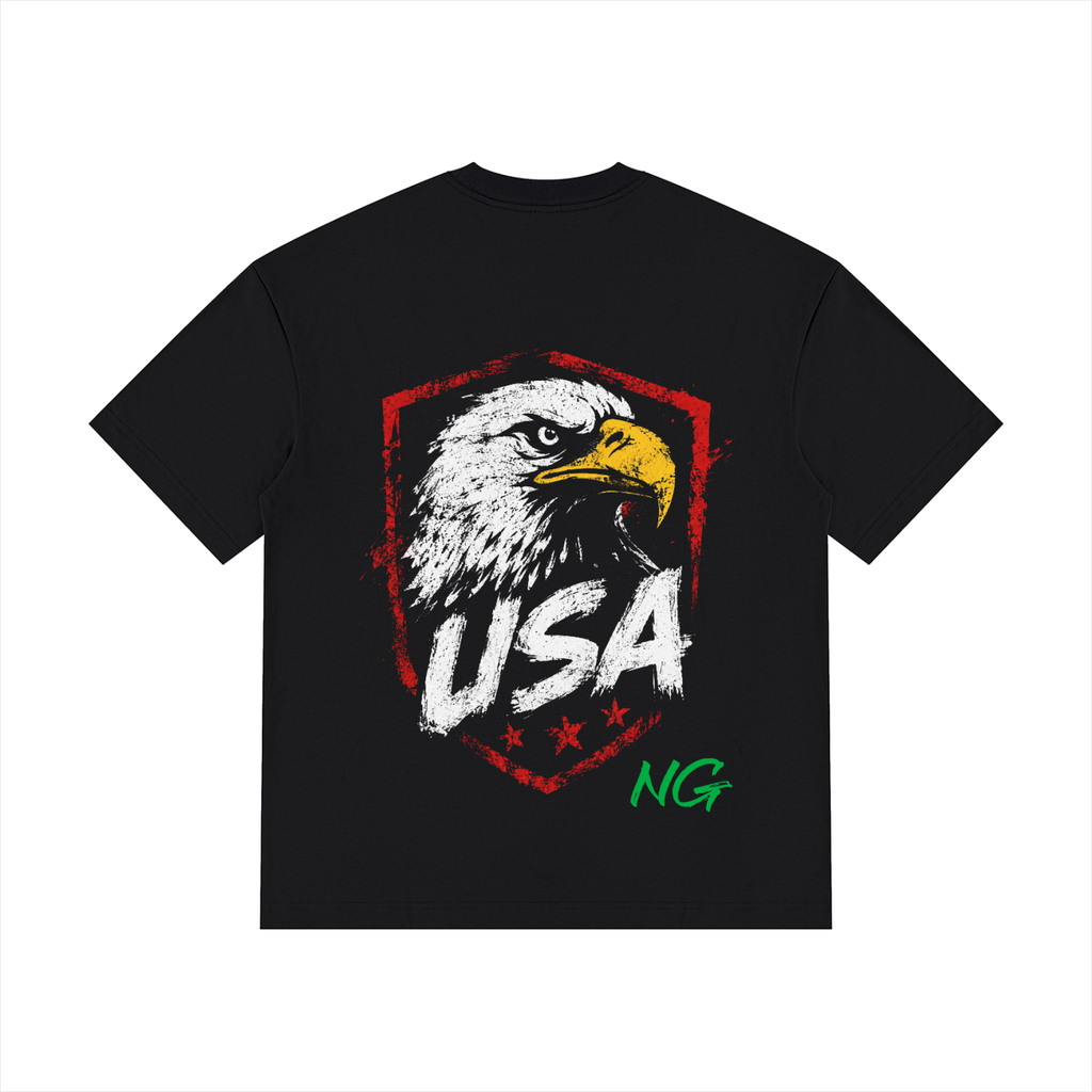 Unisex Drop Shoulder Cotton T-Shirt