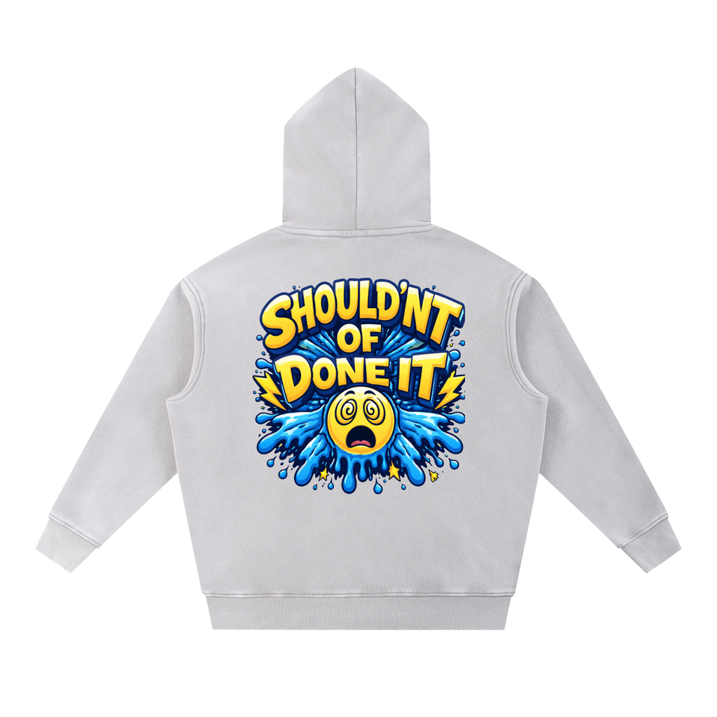 Snow Wash Fleece Oversize Hoodie