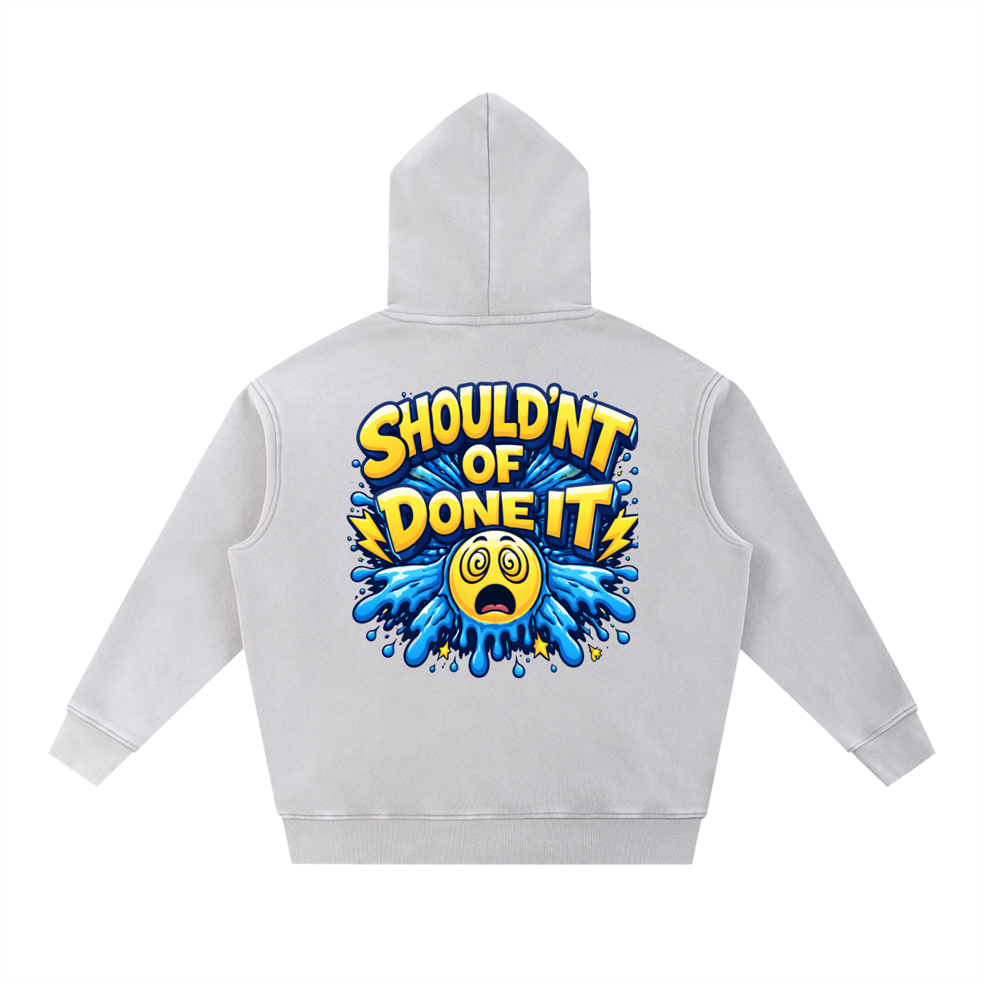 Snow Wash Fleece Oversize Hoodie
