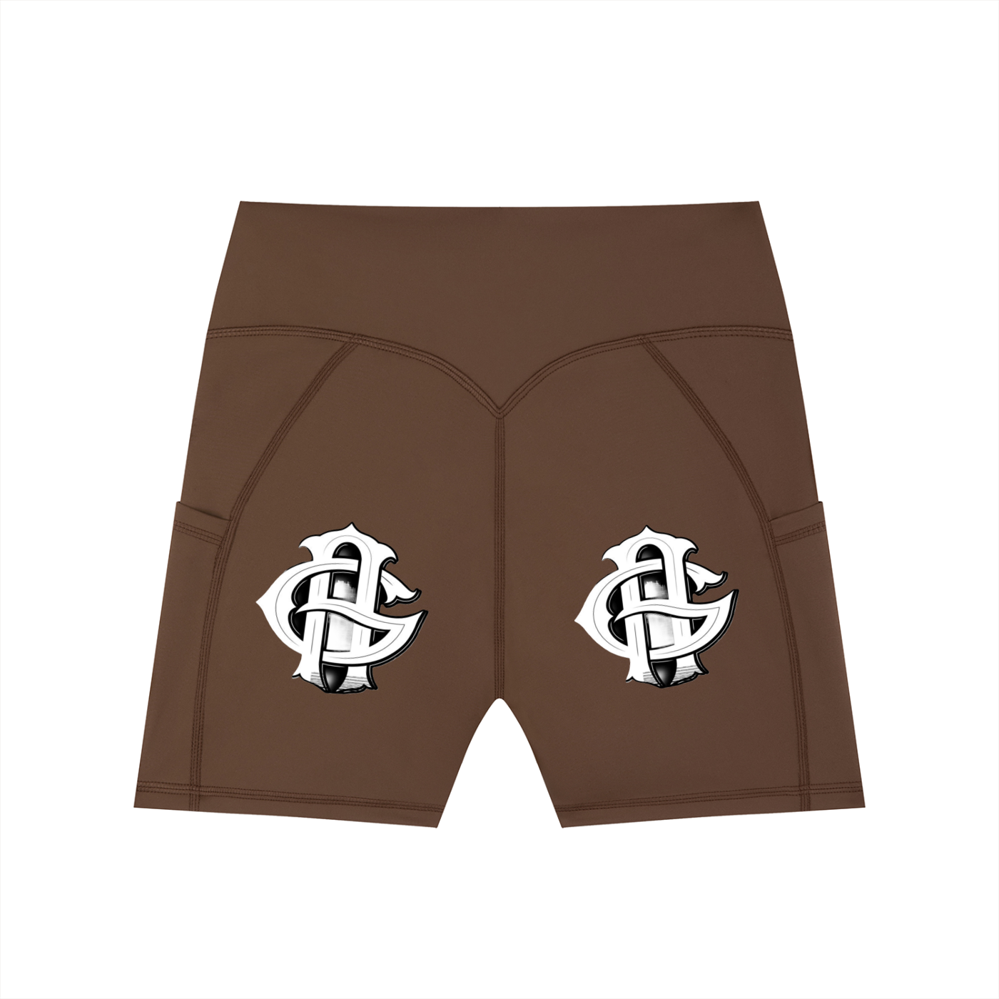 Women's High-Waisted Pocket Biker Shorts