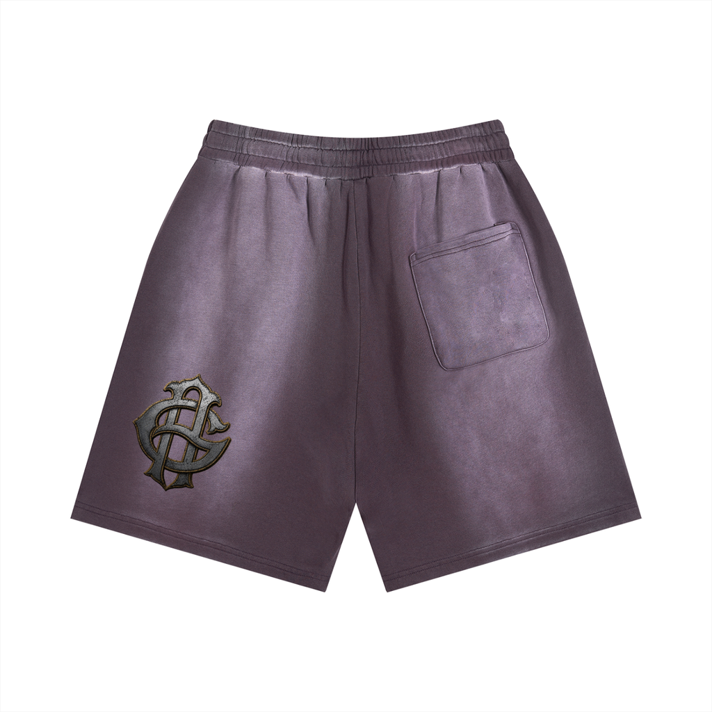 Sun Fade Distressed Shorts