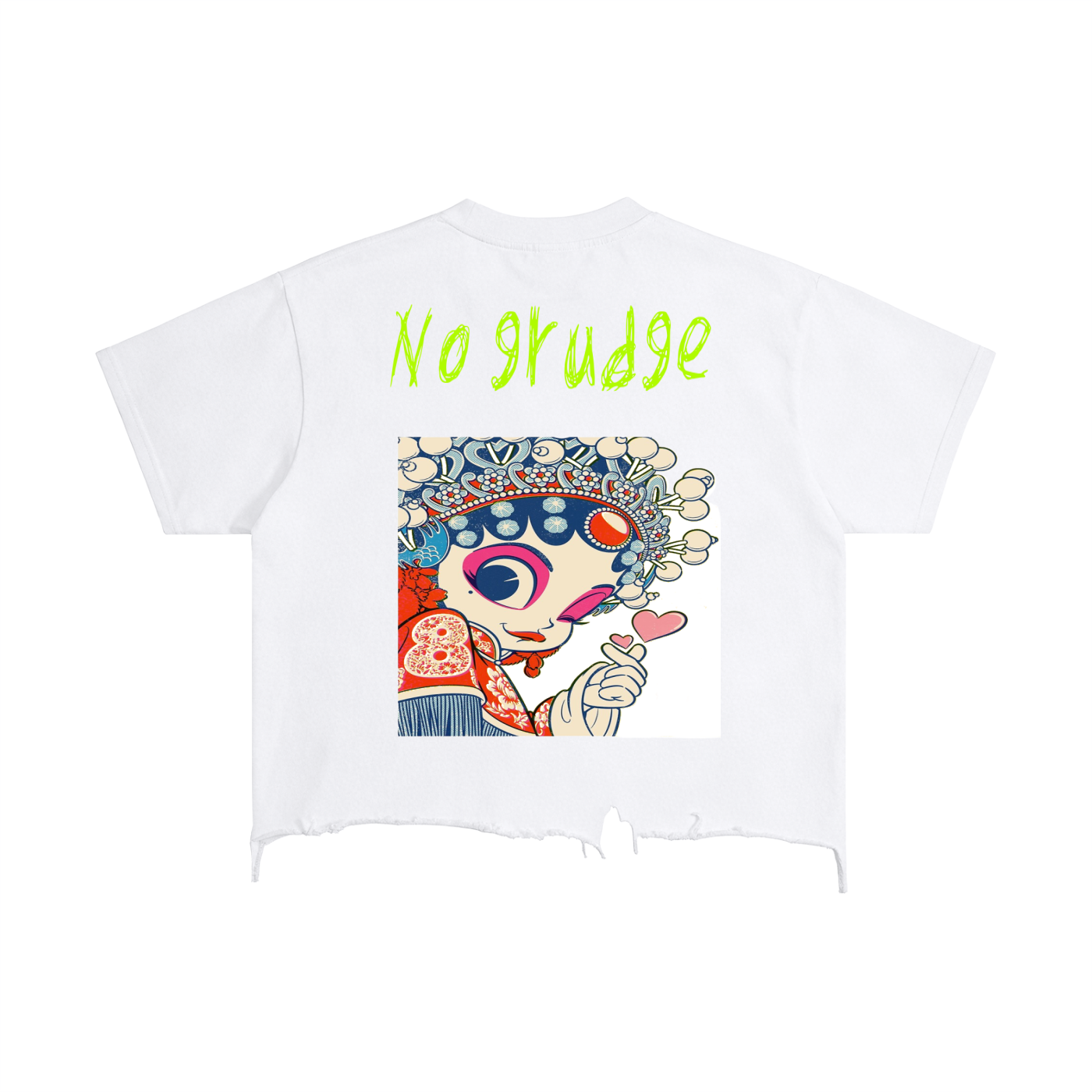 Vintage Wash Boxy Distressed Hem T-Shirt
