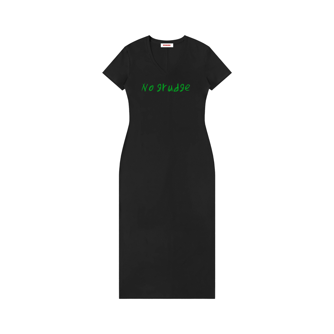 Women's V-Neck Short Sleeve Maxi Dress