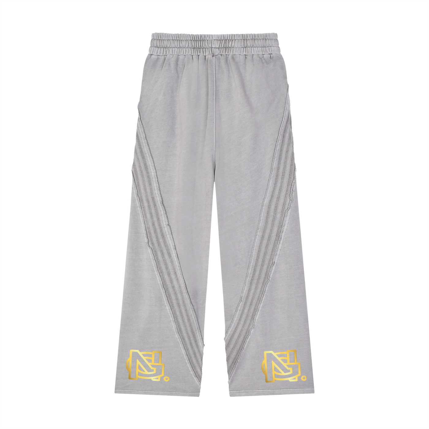 Snow Washed Tape Raw Edge Sweatpants