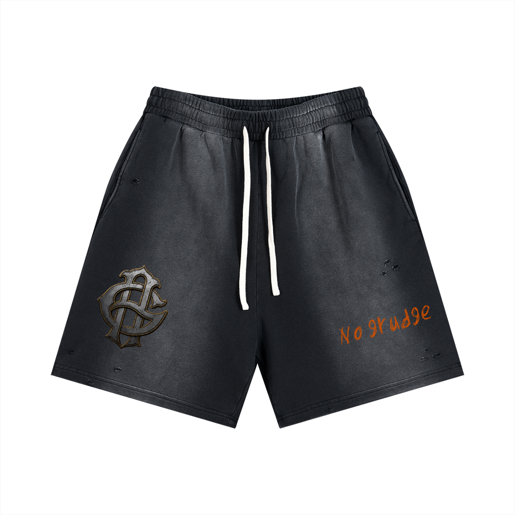 Sun Fade Distressed Shorts