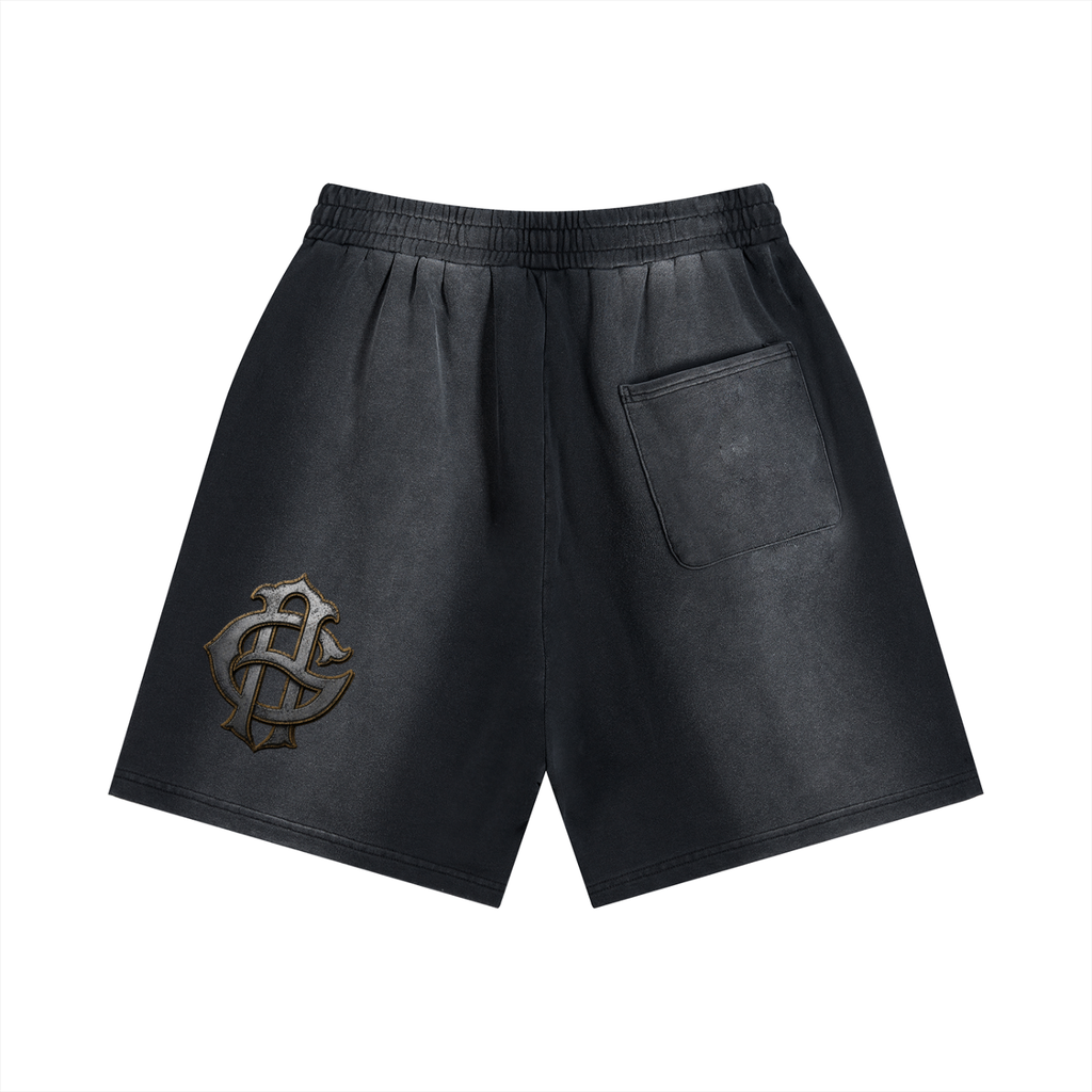 Sun Fade Distressed Shorts
