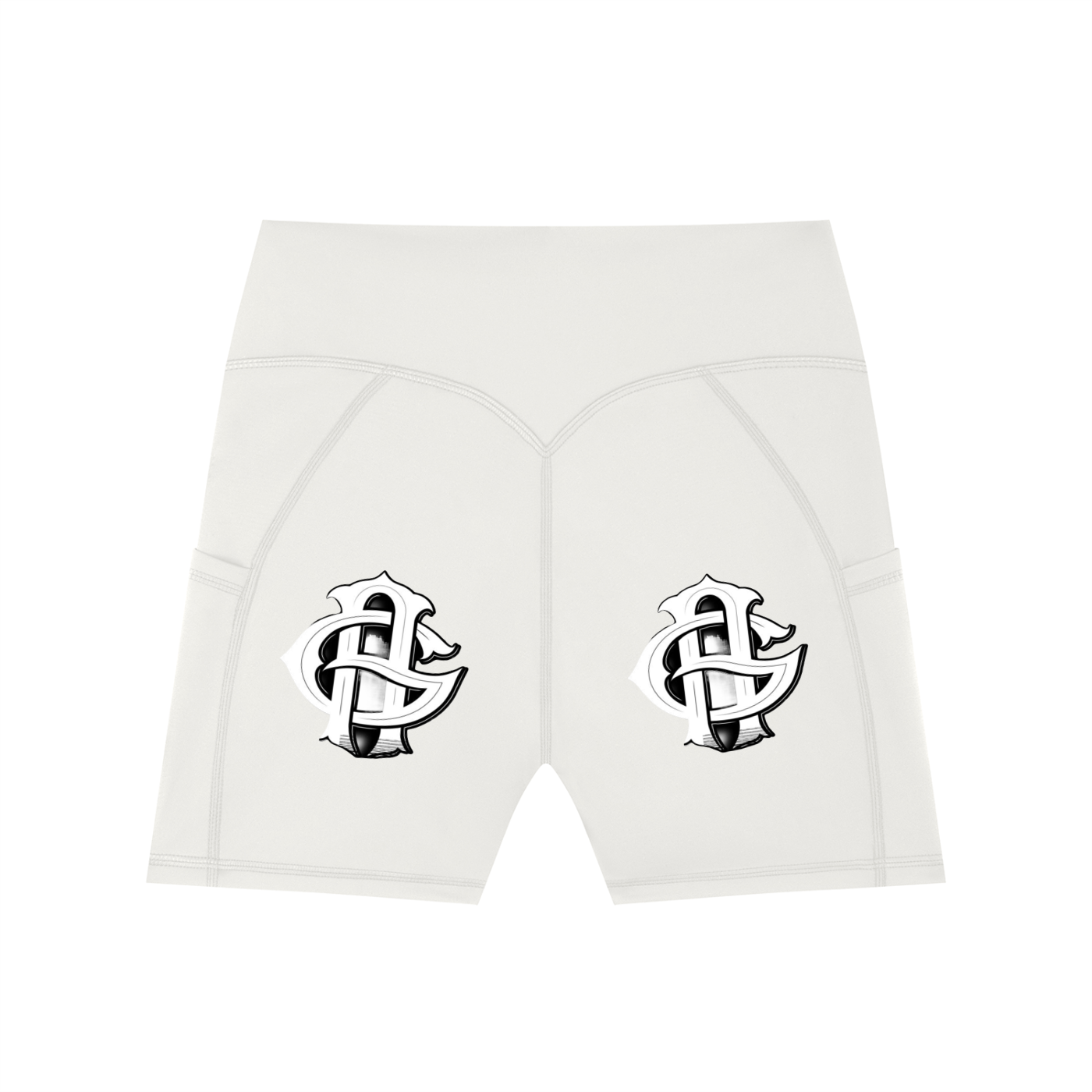 Women's High-Waisted Pocket Biker Shorts