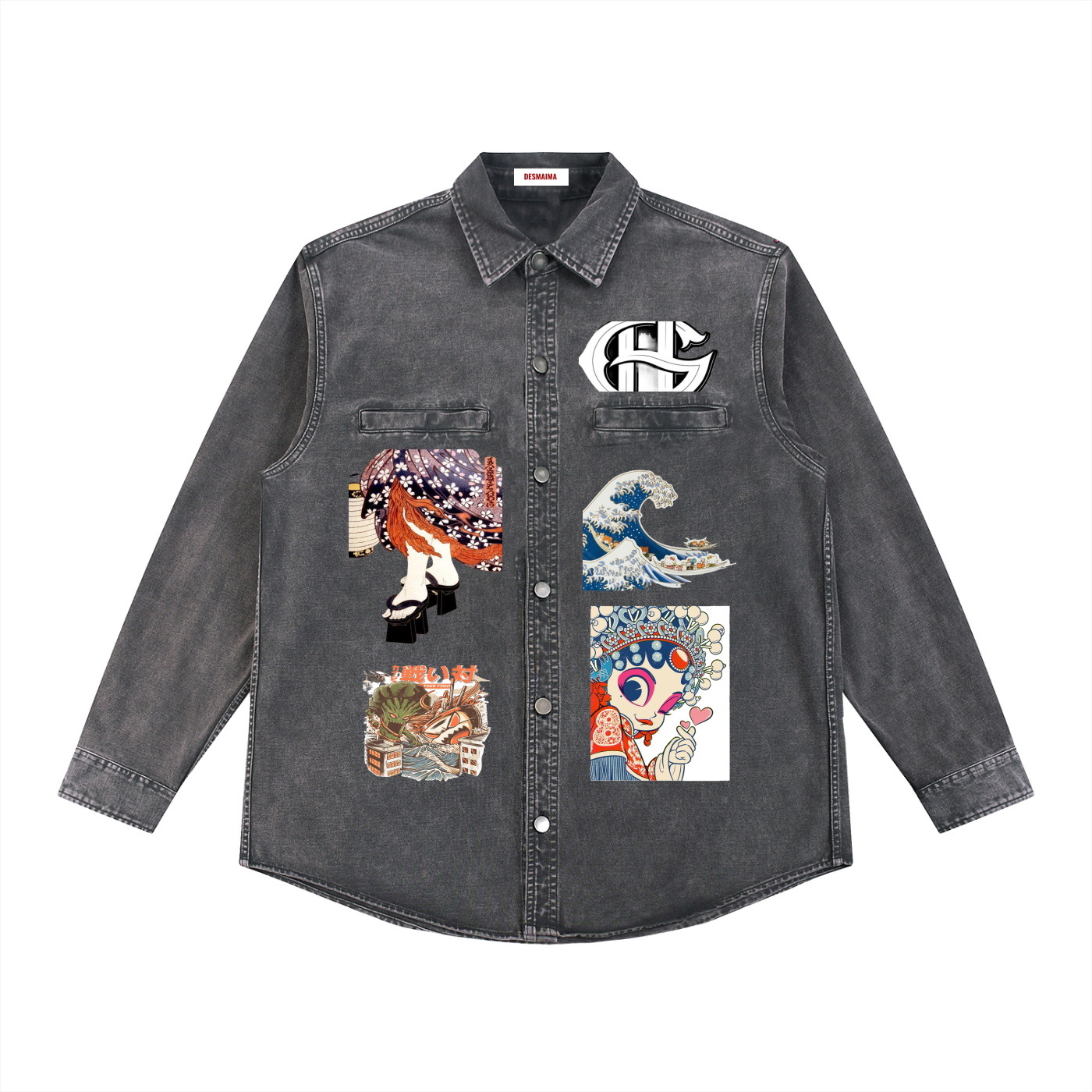 Denim Vintage Washed Heavyweight Jacket
