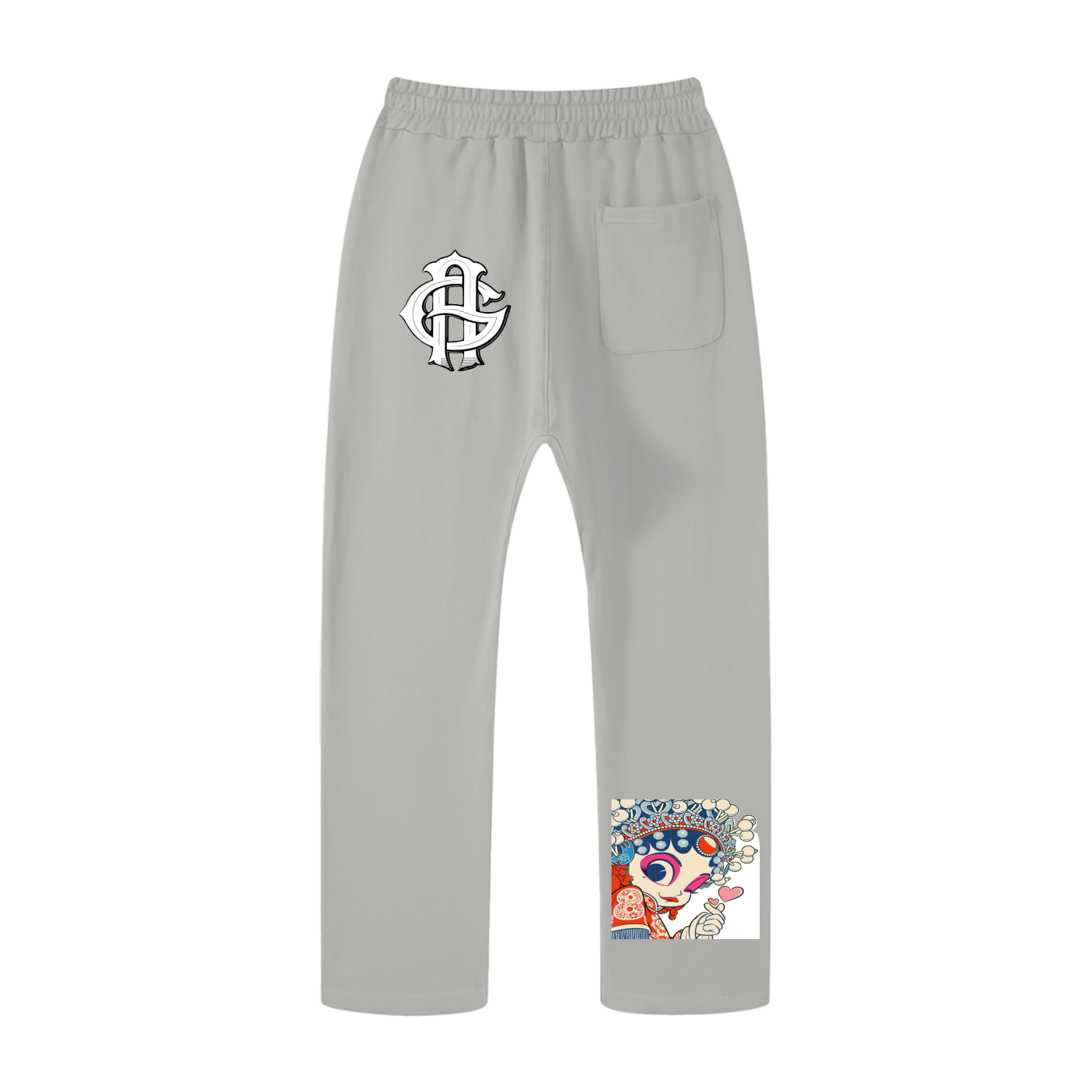 Unisex Casual Straight Leg Pants