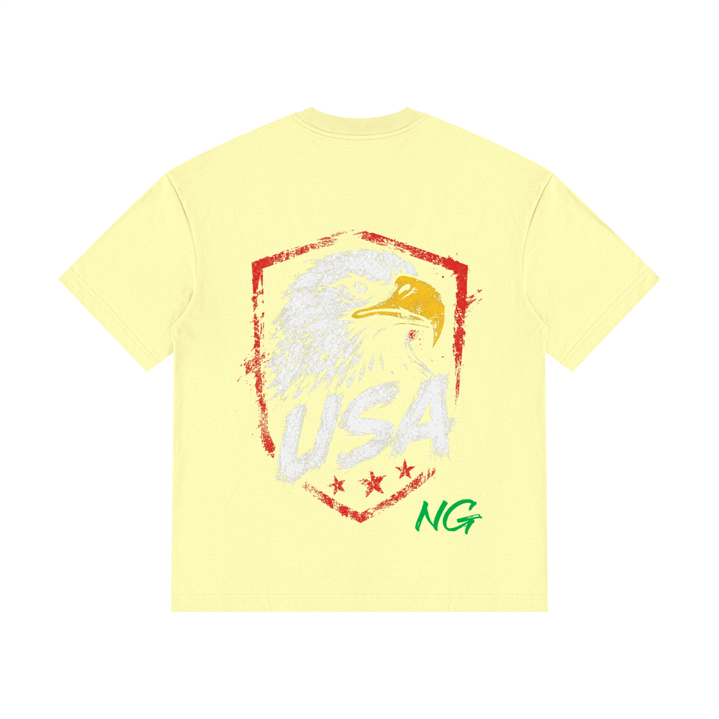 Unisex Drop Shoulder Cotton T-Shirt